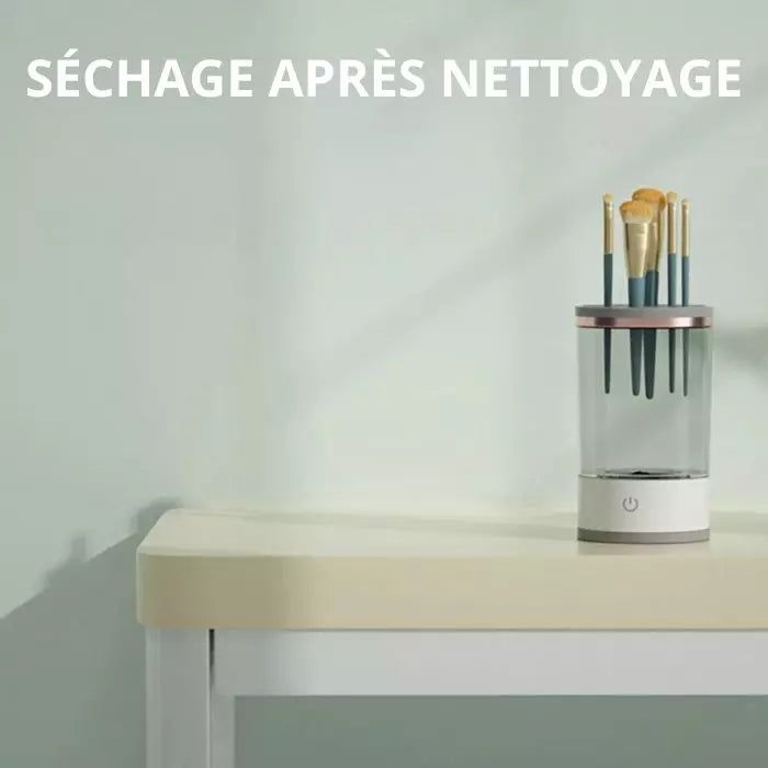 Nettoyeur de pinceaux de maquillage électrique